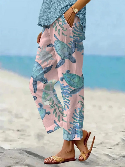 Sandra - Lässige lockere Strandhose für Damen