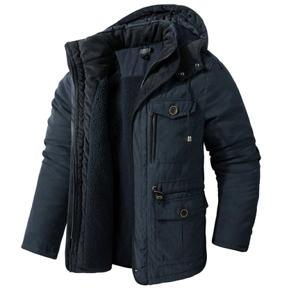 Daren - Weiche Herrenjacke mit Kapuze