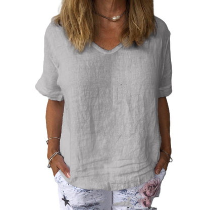 Cearra - Lässiges bequemes Shirt für Damen