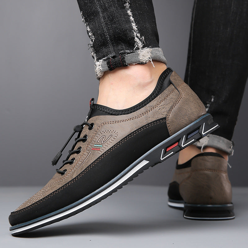 Aaron - Bequeme, rutschfeste Lederschuhe für Herren