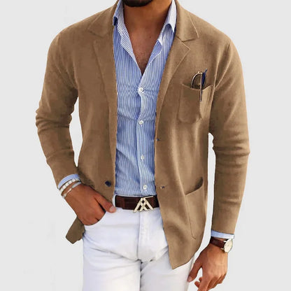 Nico – Elegantes Herrenjackett mit Revers und Knöpfen