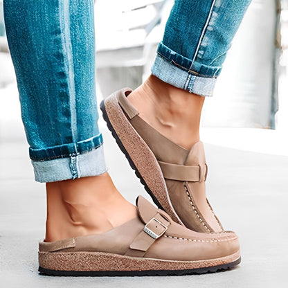 Briana - Damen Slip-On-Sandalen mit Bändern und Bequemlichkeit