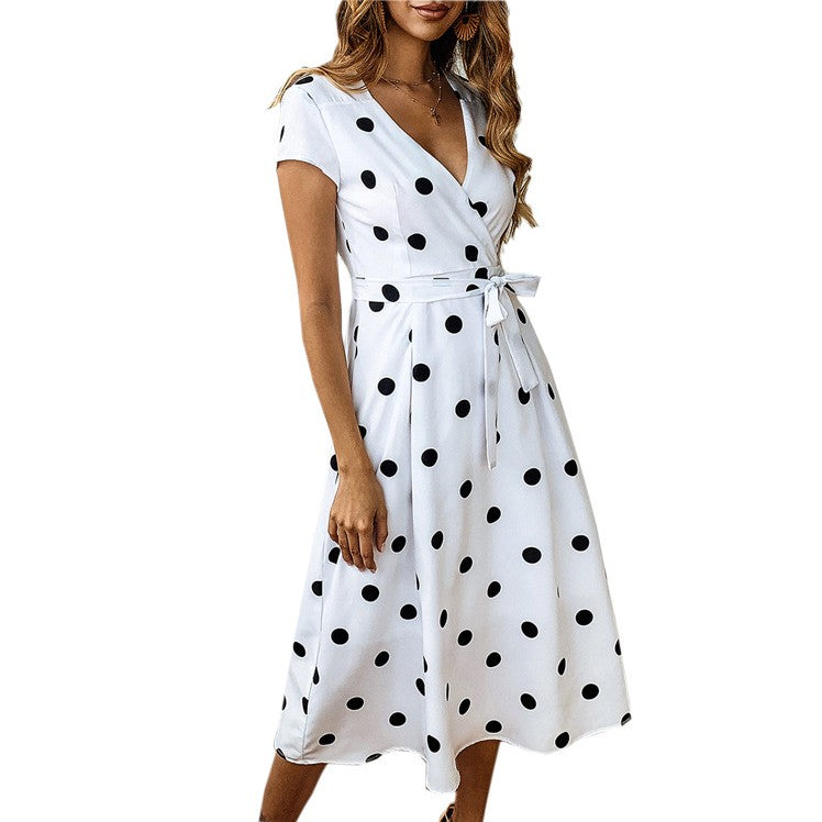 Danielle - Lässiges Kleid mit Polka-Dots für Damen