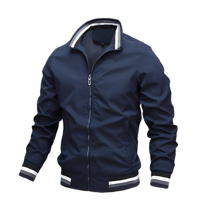 Jeremy - Bequeme Herren-Bomberjacke mit Streifen