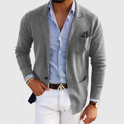 Nico – Elegantes Herrenjackett mit Revers und Knöpfen