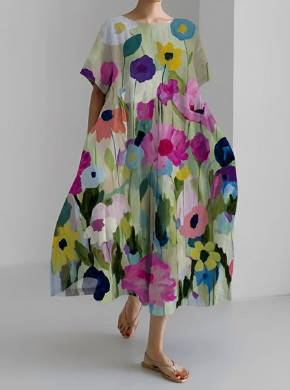 Purdie - Langes Kleid in Übergröße für Damen