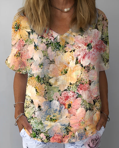 Jayleen - Lässige Bluse mit Blumenprint für Damen