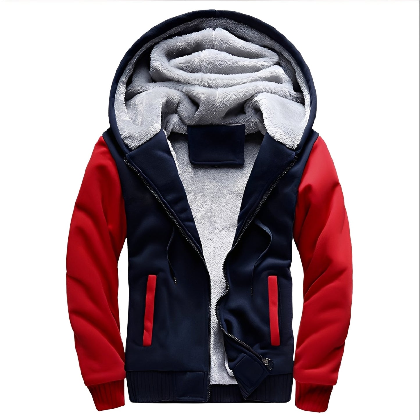 Orrell - Herrenfleecejacke mit Kapuze