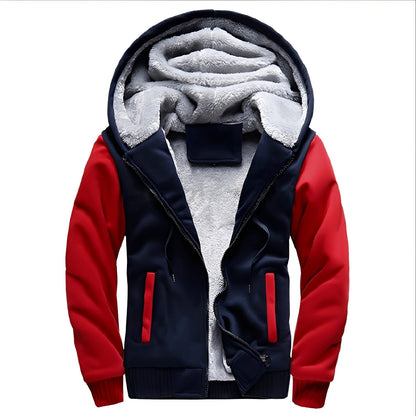 Orrell - Herrenfleecejacke mit Kapuze