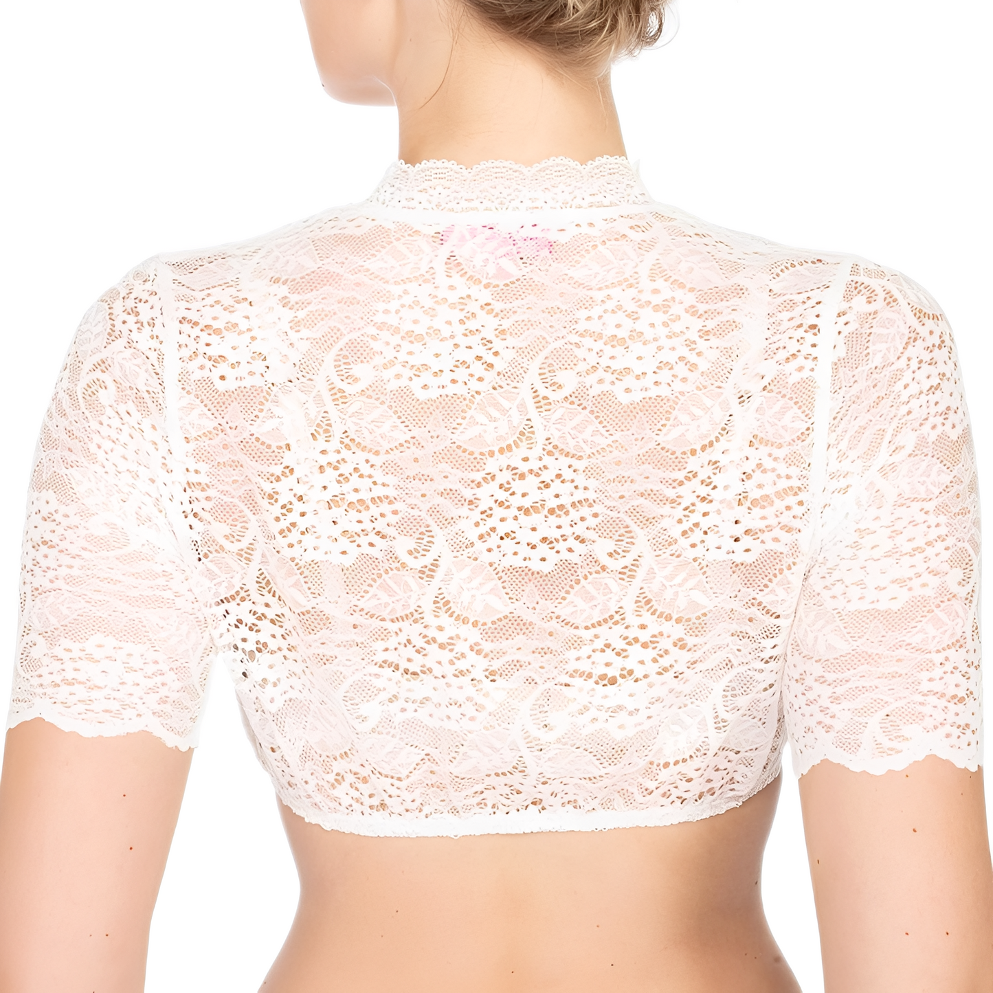Daniella - Traditionelle Oktoberfest-Bluse mit Spitze für Frauen