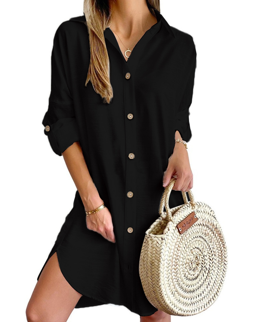 Collins - Langärmliges Hemdkleid für Damen