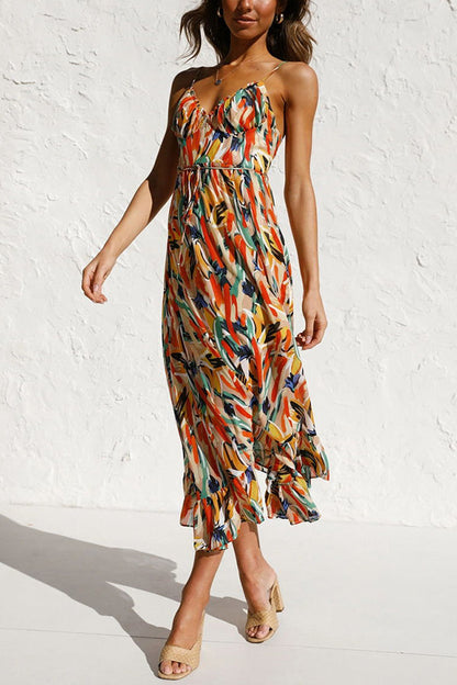 Charité – Farbintensives Midi-Kleid