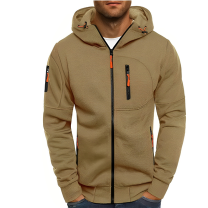 Miller - Bequeme Männerjacke mit Kapuze und Reißverschluss