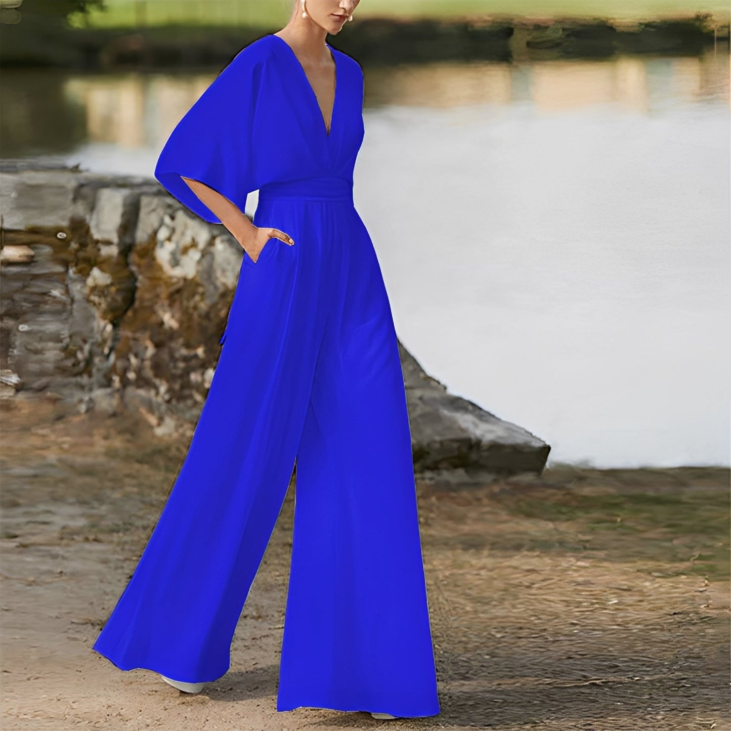 Carmella - Komfortabler Damen-Jumpsuit mit hoher Taille