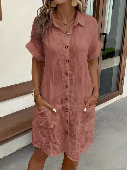 Astoria - Sommerhemdkleid mit Knöpfen für Damen