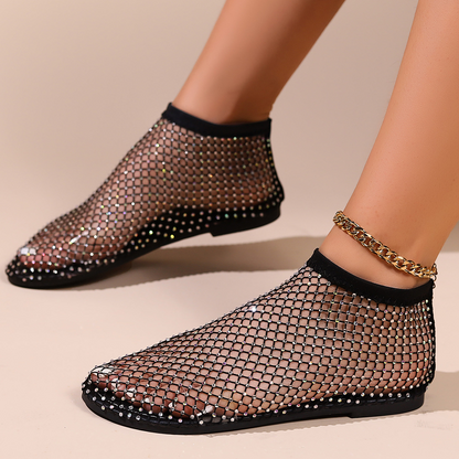 Darly - Ausgehöhlte Sandalen mit Strasssteinen für Damen