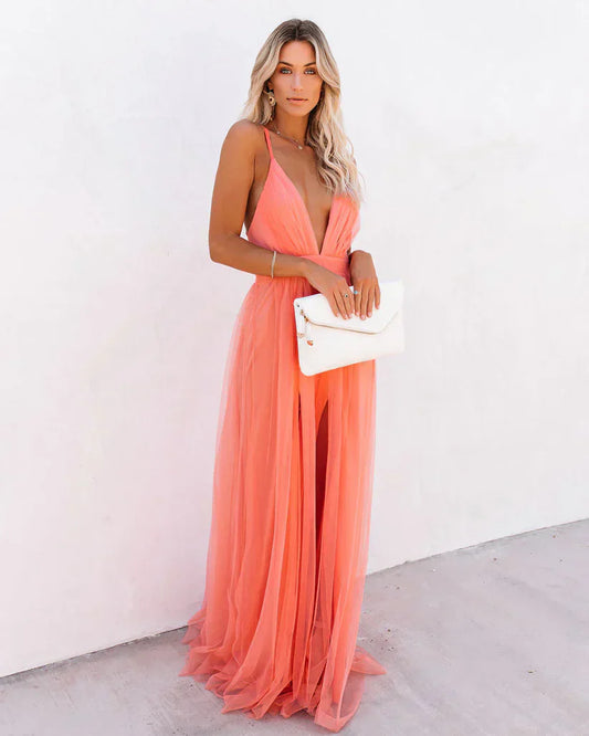 Stella - Elegantes langes Kleid für Damen