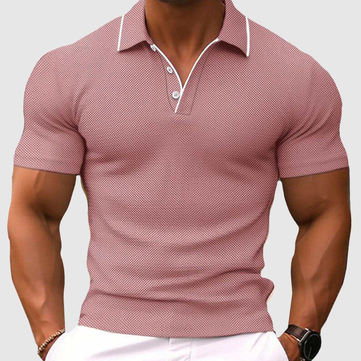 Jaren - Eng anliegendes Herren-Polohemd mit Taschen