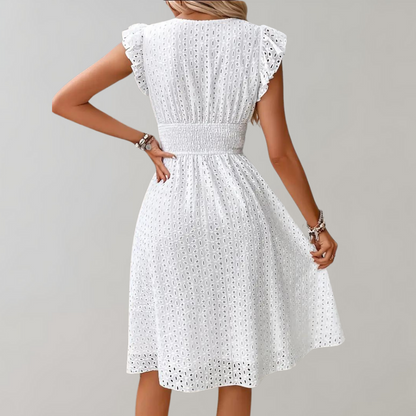 Astoria - Hohlgeschnittenes Sommerkleid aus Spitze für Damen