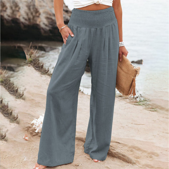 Reina – Sommerhose im Tropenstil