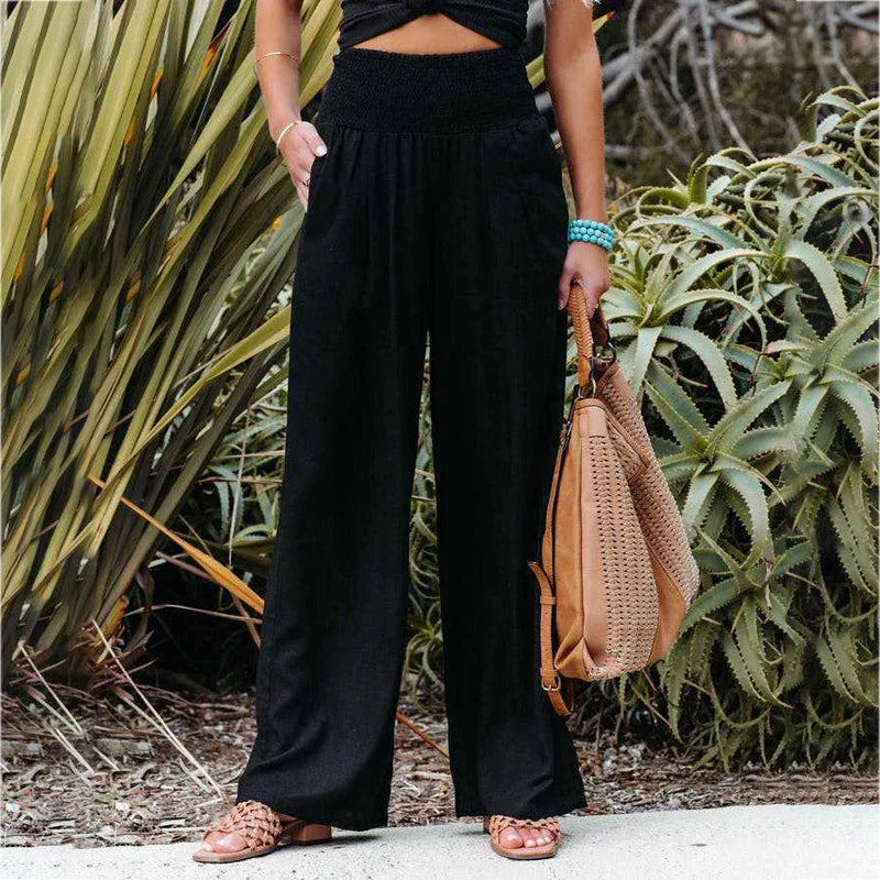 Reina – Sommerhose im Tropenstil