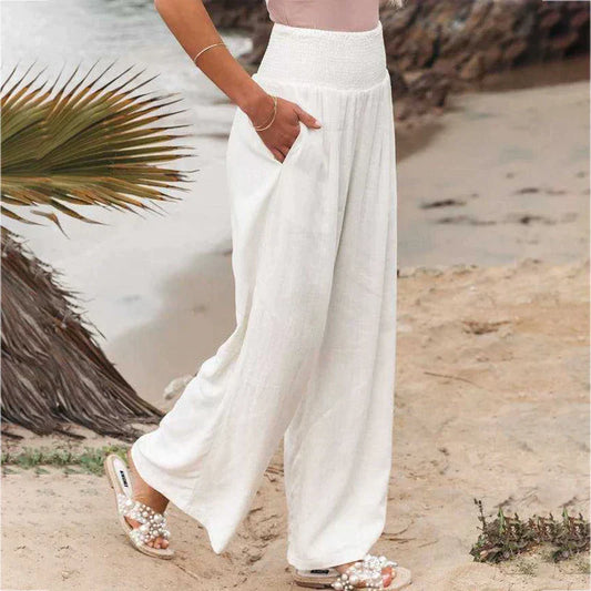 Reina – Sommerhose im Tropenstil