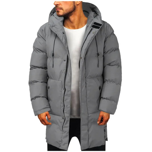 Bob - Langer gestepper Mantel für Herren