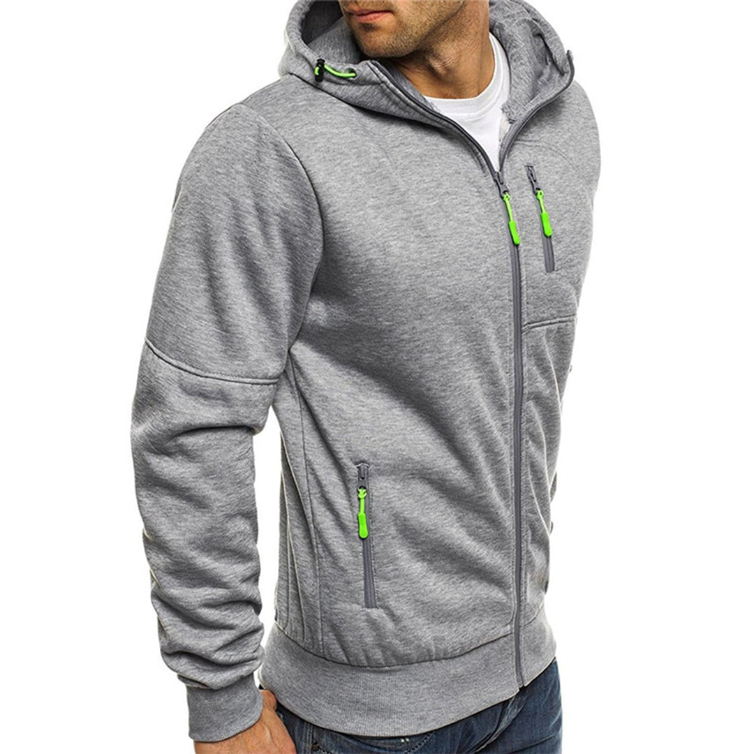 Bilbo - Vielseitiger Herrenpullover mit Zipper und Kapuze