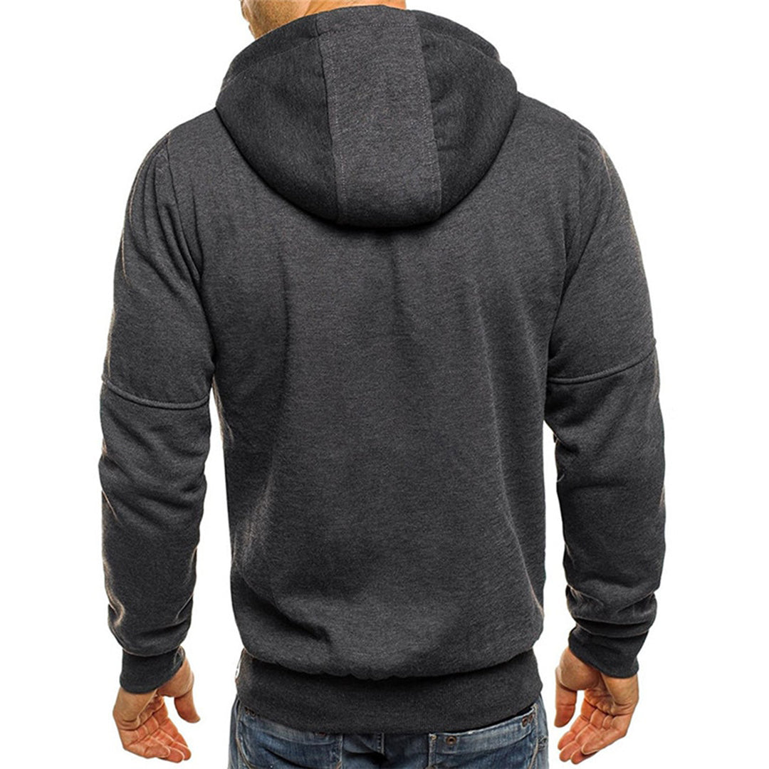 Bilbo - Vielseitiger Herrenpullover mit Zipper und Kapuze