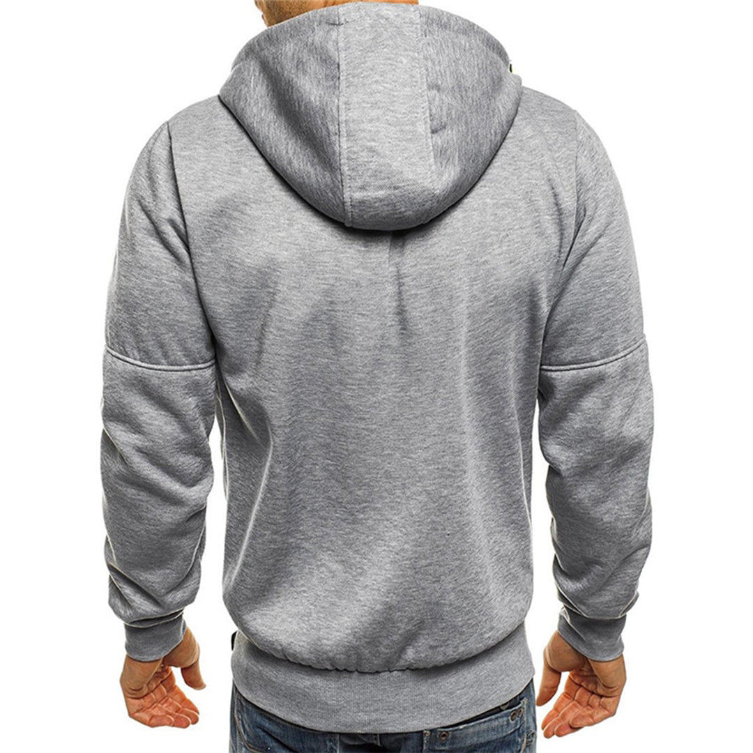 Bilbo - Vielseitiger Herrenpullover mit Zipper und Kapuze