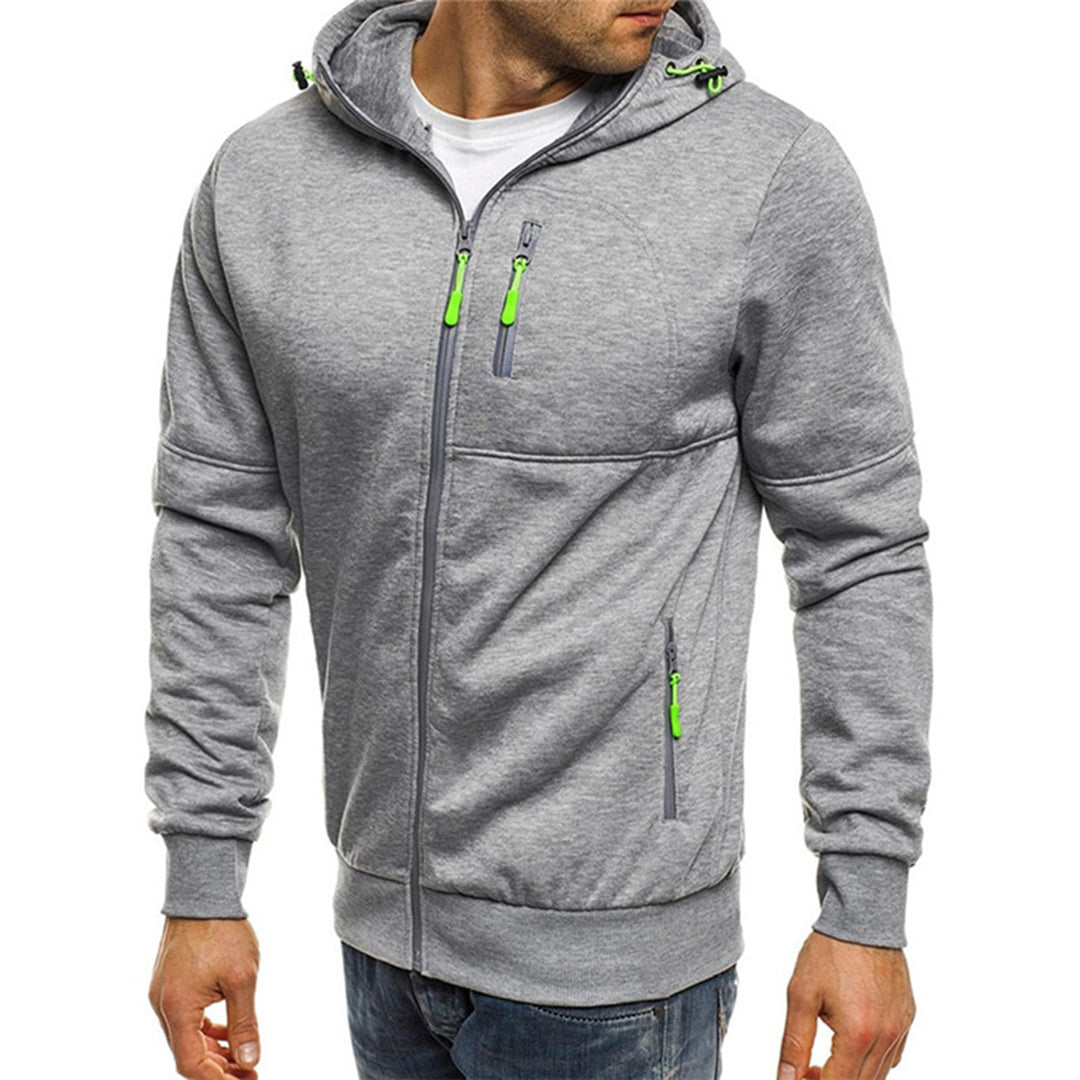 Bilbo - Vielseitiger Herrenpullover mit Zipper und Kapuze