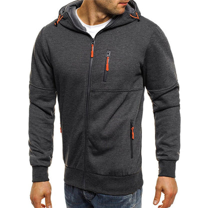 Bilbo - Vielseitiger Herrenpullover mit Zipper und Kapuze