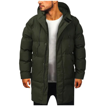 Bob - Langer gestepper Mantel für Herren
