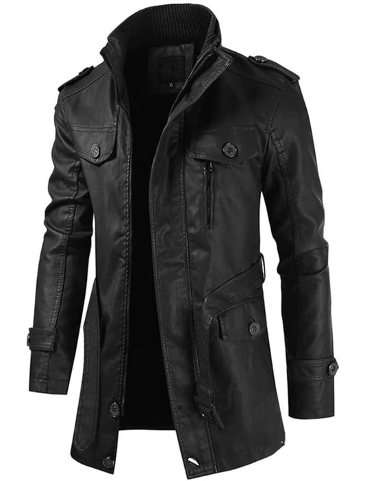 Brook - Strapazierfähige Ledere Jacke für Herren