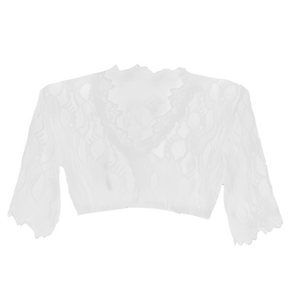 Bonnie - Moderne Oktoberfest-Dirndlbluse aus Netzstoff für Frauen