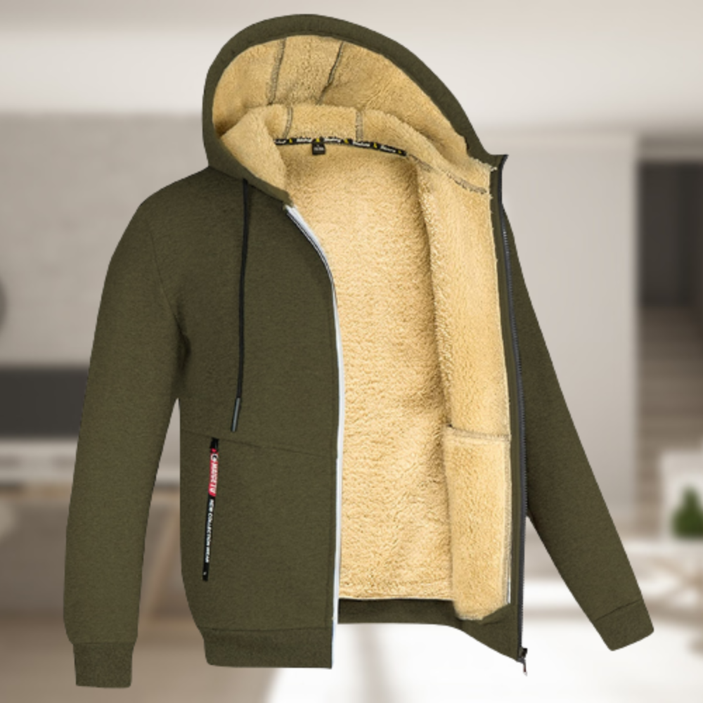 Andrew – Winterjacke mit Fleece-Kapuze