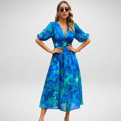 Cherise - Charmantes bedrucktes Sommerkleid für Damen