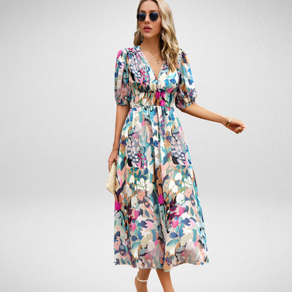 Cherise - Charmantes bedrucktes Sommerkleid für Damen
