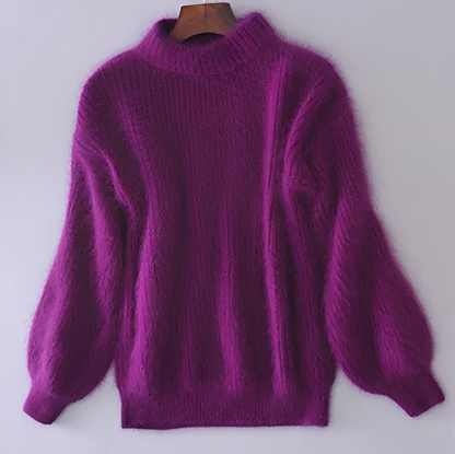 Brenda – Alter Stil Pullover im Angora-Look