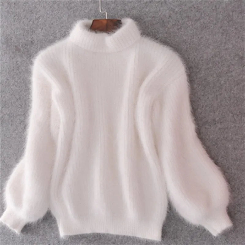 Brenda – Alter Stil Pullover im Angora-Look