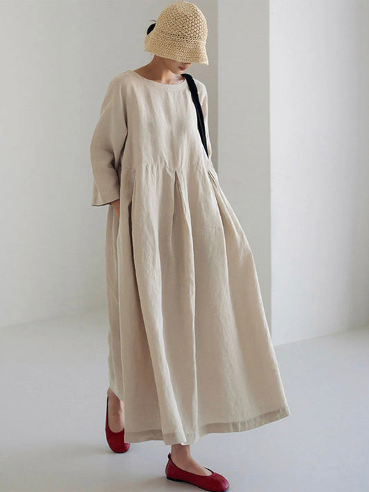 Delia - Lockeres Kleid mit Taschen für Damen