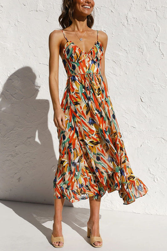 Charité – Farbintensives Midi-Kleid