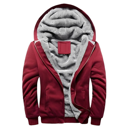 Orrell - Herrenfleecejacke mit Kapuze