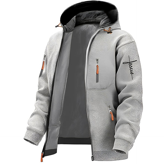 Lewin - Komfortable, warme Hoodie-Jacke für Herren