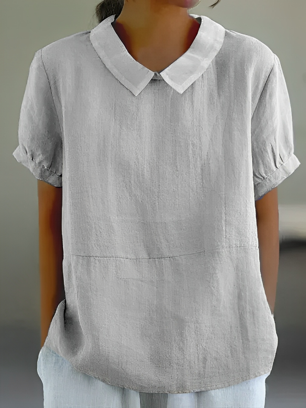 Alina – Leichte Bluse mit Kragen
