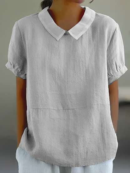 Alina – Leichte Bluse mit Kragen