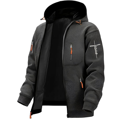 Lewin - Komfortable, warme Hoodie-Jacke für Herren