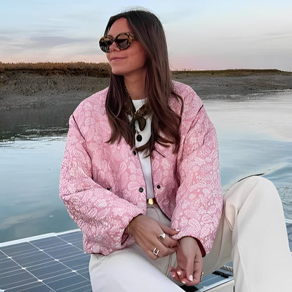 Katelyn - Bequeme Patchwork-Winterjacke für Frauen