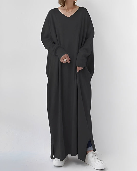 Eliana – Langärmliges langes Kleid