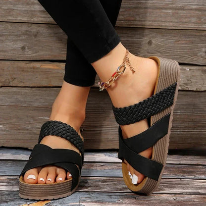 Luna - Orthopädische gewebte Sandalen für Damen